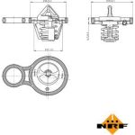 NRF Kühlmittelthermostat 725094 NRF Kühlmittelthermostat 725094
