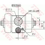 TRW Bremsrolle BWD194 TRW Bremsrolle BWD194