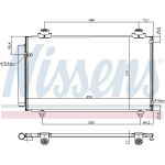Nissens Klimakondensator PKW 940708