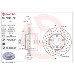 Bremsscheibe VA Xtra 09.5390.3X Bremsscheibe VA Xtra 09.5390.3X