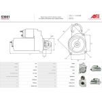 S3001 AS-PL Anlasser (Starter) S3001