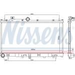 Nissens Wasserkühler PKW 606532 Nissens Wasserkühler PKW 606532