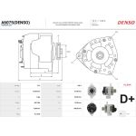 A6075(DENSO) AS-PL Lichtmaschine (Generator) A6075(DENSO) A6075(DENSO) AS-PL Lichtmaschine (Generator) A6075(DENSO)