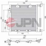 JPN Kondensator, Klimaanlage 60C9114-JPN JPN Kondensator, Klimaanlage 60C9114-JPN