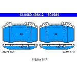 Bremsbelagsatz Db P. W163/W220 280-600 13.0460-4984.2 Bremsbelagsatz Db P. W163/W220 280-600 13.0460-4984.2