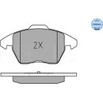 MEYLE Bremsbelagsatz VW Cc/Eos/Golf/Jetta/Passat/Polo 03- Mit Sensor 025 235 8720/W