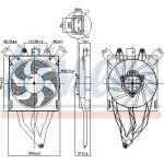 Nissens Kühlerlüfter PKW 850066 Nissens Kühlerlüfter PKW 850066