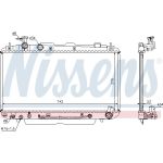 Nissens Wasserkühler PKW 64644A Nissens Wasserkühler PKW 64644A