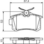 0 986 494 520 Bosch Bremsbelagsatz 0 986 494 520 0 986 494 520 Bosch Bremsbelagsatz 0 986 494 520