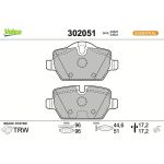 Valeo Bremsbelagsatz 302051 Valeo Bremsbelagsatz 302051