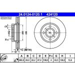 Bremsscheibe Ford P. Mondeo/Scorpio 1.6-2.9 93-00 24.0124-0120.1 Bremsscheibe Ford P. Mondeo/Scorpio 1.6-2.9 93-00 24.0124-0120.1
