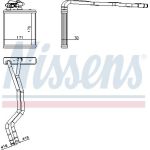 Nissens Heizungskühler PKW 71771 Nissens Heizungskühler PKW 71771