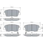 Bremsbelag 0 986 495 370 Bremsbelag 0 986 495 370