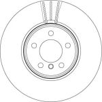 Bremsscheibe Land Rover P. Rang DF4867S Bremsscheibe Land Rover P. Rang DF4867S