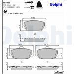 Delphi Bremsbelagsatz LP3403 Delphi Bremsbelagsatz LP3403