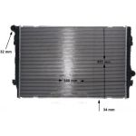 MAHLE Kühler, Motorkühlung CR 811 000S MAHLE Kühler, Motorkühlung CR 811 000S
