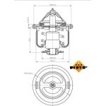 Thermostat, Kühlmittel 725190