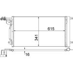 Kondensator, Klimaanlage AC 566 000S Kondensator, Klimaanlage AC 566 000S