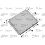 VALEO Innenraumfilter 698876 VALEO Innenraumfilter 698876