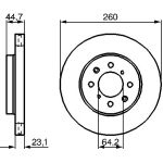 Bremsscheibe VA 0 986 479 226 Bremsscheibe VA 0 986 479 226