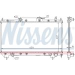 Nissens Wasserkühler PKW 64781A Nissens Wasserkühler PKW 64781A