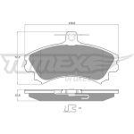 TOMEX brakes Bremsbelagsatz, Scheibenbremse TX 11-52