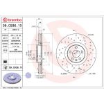 Brembo Bremsscheibe Vorderachse Xtra 09.C936.1X Brembo Bremsscheibe Vorderachse Xtra 09.C936.1X