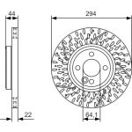 Bremsscheibe 0 986 479 A69 Bremsscheibe 0 986 479 A69