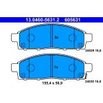 ATE Bremsbelagsatz Mitsubishi Vorderachse L200 2.4-2.5 Di-D 4Wd 05 13.0460-5631.2 ATE Bremsbelagsatz Mitsubishi Vorderachse L200 2.4-2.5 Di-D 4Wd 05 13.0460-5631.2