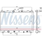 Nissens Wasserkühler PKW 606147 Nissens Wasserkühler PKW 606147