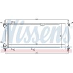 Nissens Wasserkühler PKW 617731 Nissens Wasserkühler PKW 617731