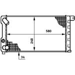 MAHLE Kühler, Motorkühlung CR 597 000S MAHLE Kühler, Motorkühlung CR 597 000S