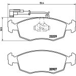 BREMBO Bremsbelagsatz, Scheibenbremse P 23 063 BREMBO Bremsbelagsatz, Scheibenbremse P 23 063