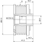 Valeo Lichtmaschinenfreilauf 588009
