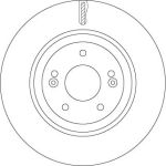 80 481 036 Bremsscheibe VA DF7592 80 481 036 Bremsscheibe VA DF7592
