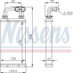 Heizkühler PKW 70519 Heizkühler PKW 70519