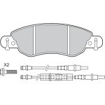 Valeo Bremsbelagsatz 598417 Valeo Bremsbelagsatz 598417