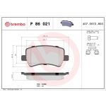 BREMBO Bremsklötze HA P 86 021 BREMBO Bremsklötze HA P 86 021