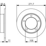 Bosch Bremsscheibe 0 986 479 R73 Bosch Bremsscheibe 0 986 479 R73