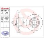12 481 021 Bremsscheibe VA 08.6751.10 12 481 021 Bremsscheibe VA 08.6751.10