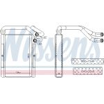 Nissens Heizungskühler PKW 707093 Nissens Heizungskühler PKW 707093