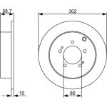 Bremsscheibe HA 0 986 479 318 Bremsscheibe HA 0 986 479 318