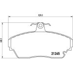 BREMBO Bremsklötze VA P 82 001 BREMBO Bremsklötze VA P 82 001