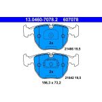 Bremsbelagsatz Bmw P. E39 11/95 13.0460-7078.2 Bremsbelagsatz Bmw P. E39 11/95 13.0460-7078.2