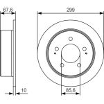 Bosch Bremsscheibe 0 986 479 U21 Bosch Bremsscheibe 0 986 479 U21