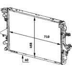 MAHLE Kühler, Motorkühlung CR 584 000P