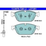 Bremsbelagsatz Audi S. A8 09-/Q5 12- Keramik 13.0470-7281.2 Bremsbelagsatz Audi S. A8 09-/Q5 12- Keramik 13.0470-7281.2