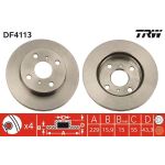 Bremsscheibe Toyota P. Starlet DF4113 Bremsscheibe Toyota P. Starlet DF4113