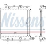 Nissens Wasserkühler PKW 62455A Nissens Wasserkühler PKW 62455A