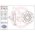 Bremsscheibe HA Brembo Max 08.9488.75 Bremsscheibe HA Brembo Max 08.9488.75